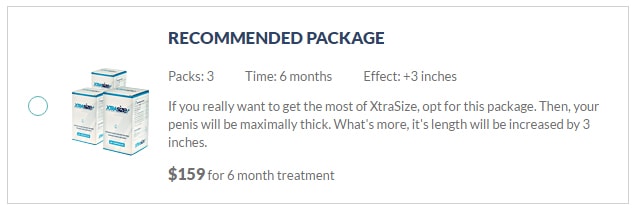 Xtrasize Pills Recommended Package Order Online